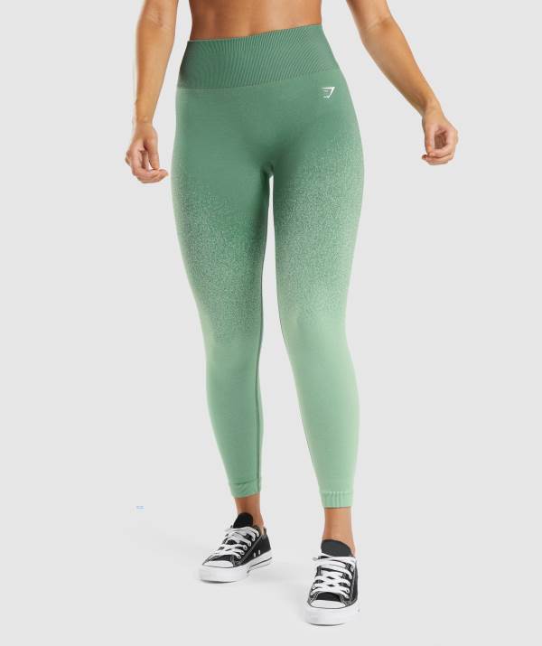 Damske Legíny Gymshark Adapt Ombre Seamless Zelene Svetlo / Zelene | LA8479632